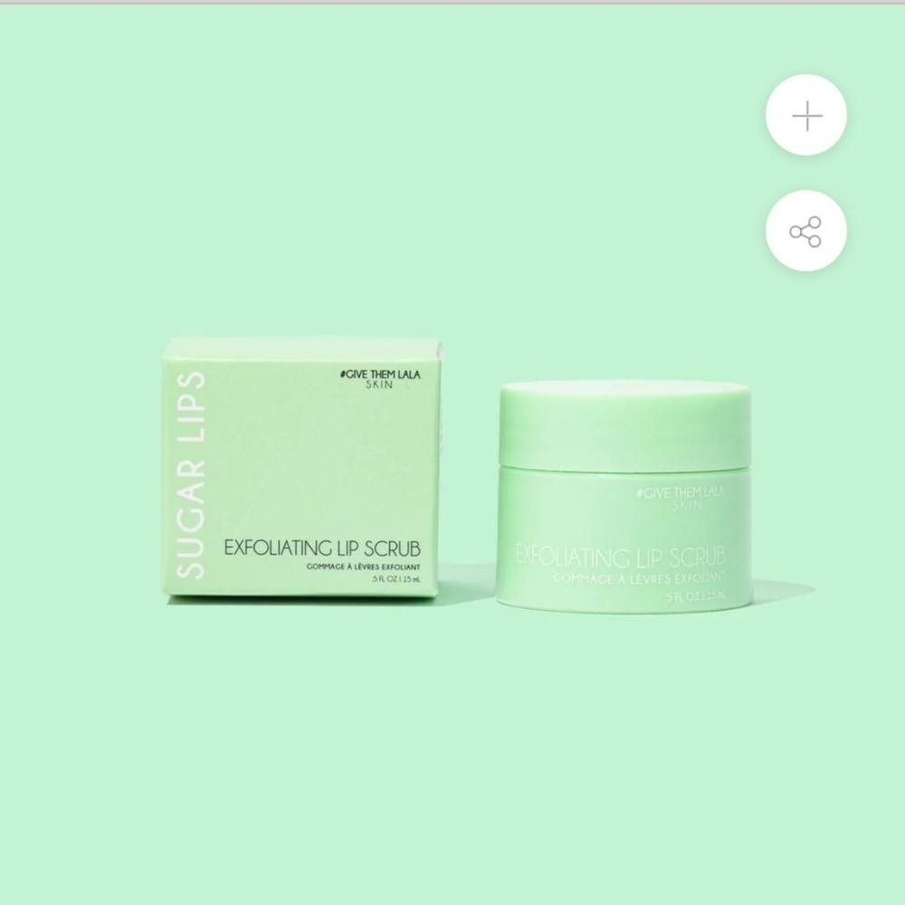 NWT give‎ them lala exfoliating lip scrub